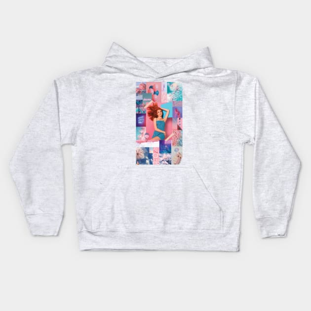 Katherine McNamara - Bubbly Pink Kids Hoodie by BeCreativeArts